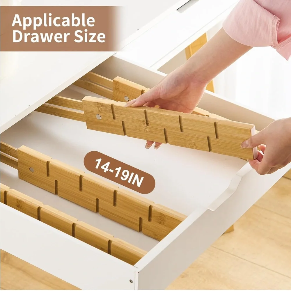 Expandable Bamboo Drawer Organizer. Home decor